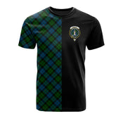 MacKay Modern Tartan T-Shirt Half of Me - Cross Style